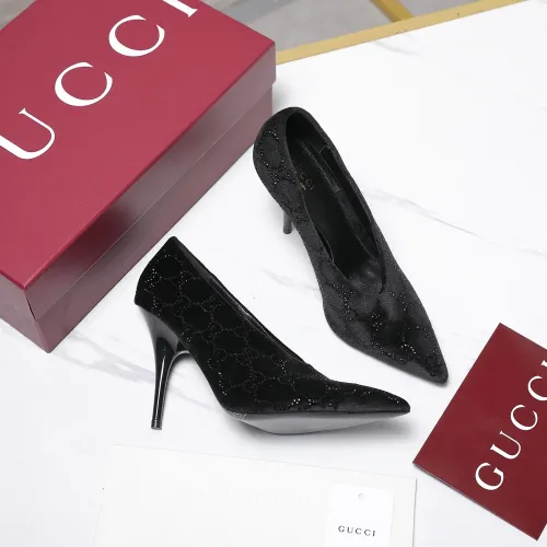 Replica Gucci High-Heeled Shoes For Women #1442384 $125.00 USD for Wholesale
