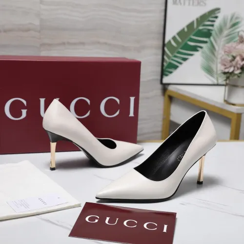 Cheap Gucci High-Heeled Shoes For Women #1442386, $$108.00 USD On Gucci High-Heeled Shoes