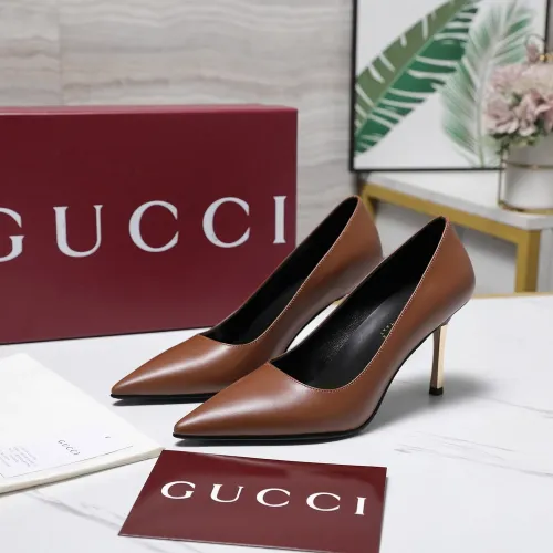 Replica Gucci High-Heeled Shoes For Women #1442387 $108.00 USD for Wholesale