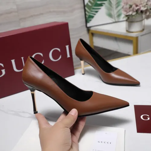 Replica Gucci High-Heeled Shoes For Women #1442387 $108.00 USD for Wholesale