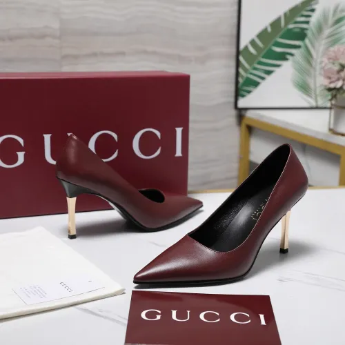 Cheap Gucci High-Heeled Shoes For Women #1442388, $$108.00 USD On Gucci High-Heeled Shoes