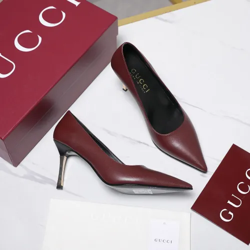 Replica Gucci High-Heeled Shoes For Women #1442388 $108.00 USD for Wholesale