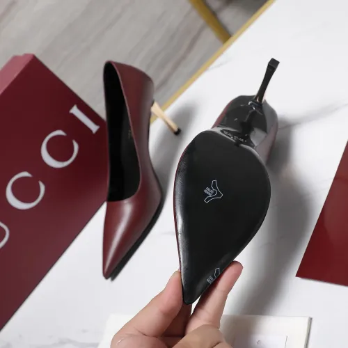 Replica Gucci High-Heeled Shoes For Women #1442388 $108.00 USD for Wholesale
