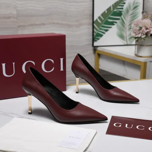Replica Gucci High-Heeled Shoes For Women #1442388 $108.00 USD for Wholesale