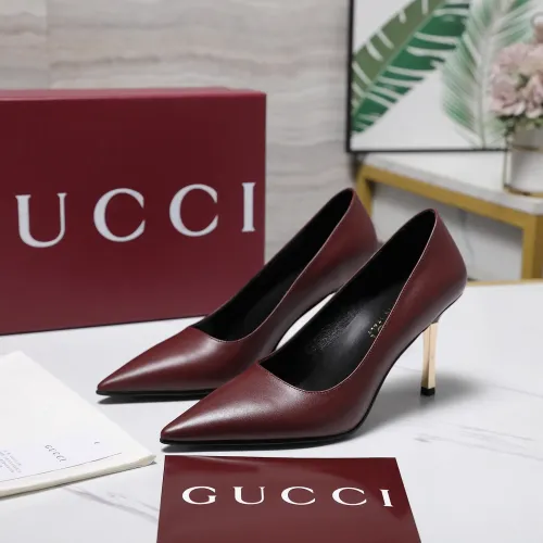 Replica Gucci High-Heeled Shoes For Women #1442388 $108.00 USD for Wholesale