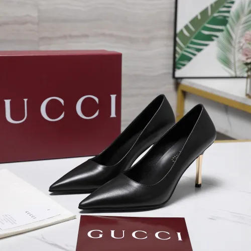 Replica Gucci High-Heeled Shoes For Women #1442389 $108.00 USD for Wholesale