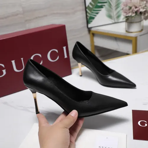 Replica Gucci High-Heeled Shoes For Women #1442389 $108.00 USD for Wholesale