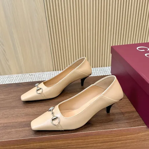 Cheap Gucci High-Heeled Shoes For Women #1442410, $$98.00 USD On Gucci High-Heeled Shoes