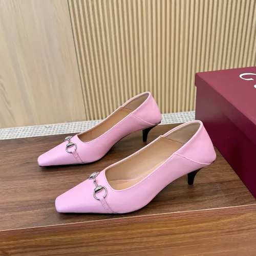 Cheap Gucci High-Heeled Shoes For Women #1442411, $$98.00 USD On Gucci High-Heeled Shoes