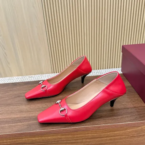 Cheap Gucci High-Heeled Shoes For Women #1442412, $$98.00 USD On Gucci High-Heeled Shoes