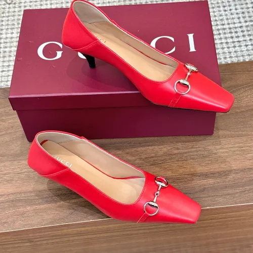 Replica Gucci High-Heeled Shoes For Women #1442412 $98.00 USD for Wholesale