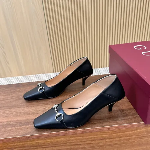 Cheap Gucci High-Heeled Shoes For Women #1442413, $$98.00 USD On Gucci High-Heeled Shoes