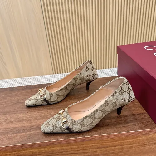 Cheap Gucci High-Heeled Shoes For Women #1442414, $$98.00 USD On Gucci High-Heeled Shoes