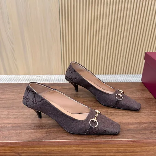 Replica Gucci High-Heeled Shoes For Women #1442415 $98.00 USD for Wholesale