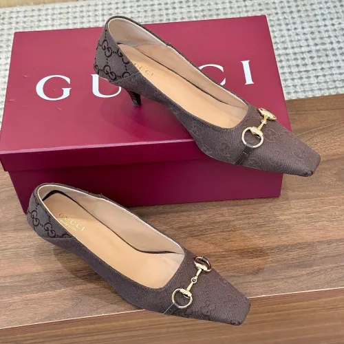 Replica Gucci High-Heeled Shoes For Women #1442415 $98.00 USD for Wholesale