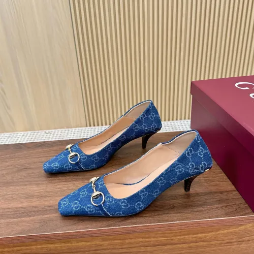 Cheap Gucci High-Heeled Shoes For Women #1442416, $$98.00 USD On Gucci High-Heeled Shoes