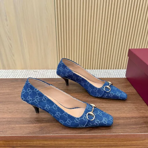 Replica Gucci High-Heeled Shoes For Women #1442416 $98.00 USD for Wholesale