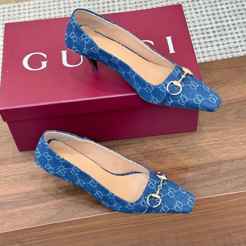 Replica Gucci High-Heeled Shoes For Women #1442416 $98.00 USD for Wholesale