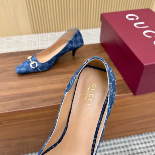 Replica Gucci High-Heeled Shoes For Women #1442416 $98.00 USD for Wholesale