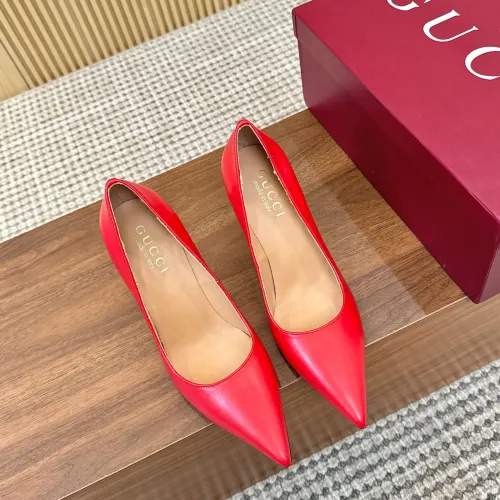 Replica Gucci High-Heeled Shoes For Women #1442427 $98.00 USD for Wholesale