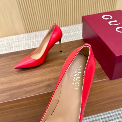 Replica Gucci High-Heeled Shoes For Women #1442427 $98.00 USD for Wholesale