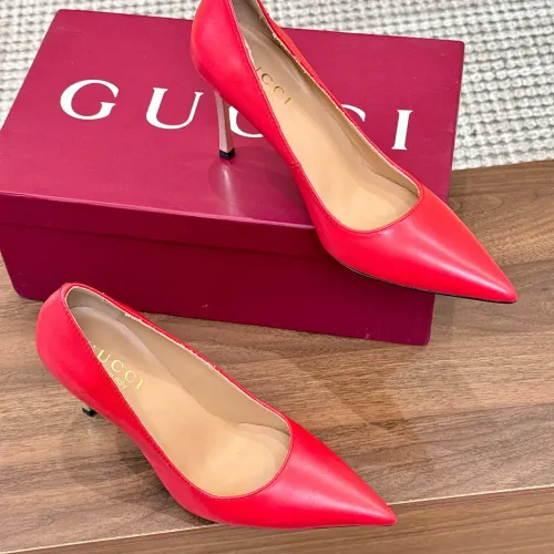 Replica Gucci High-Heeled Shoes For Women #1442427 $98.00 USD for Wholesale