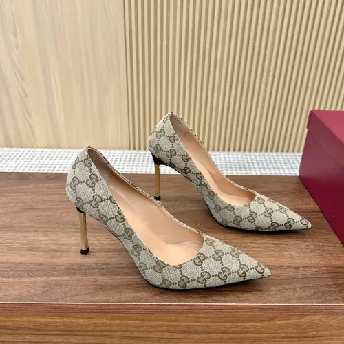 Replica Gucci High-Heeled Shoes For Women #1442429 $98.00 USD for Wholesale