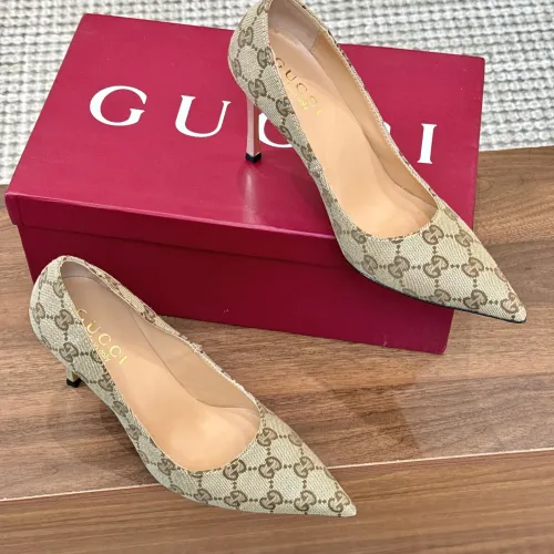 Replica Gucci High-Heeled Shoes For Women #1442429 $98.00 USD for Wholesale