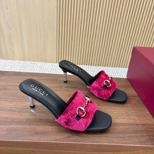 Replica Gucci Slippers For Women #1442430 $92.00 USD for Wholesale