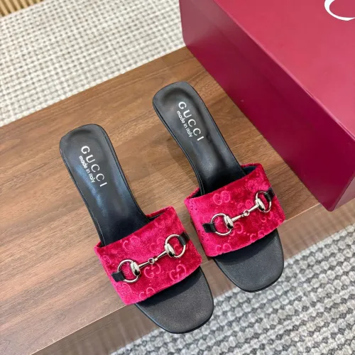 Replica Gucci Slippers For Women #1442430 $92.00 USD for Wholesale