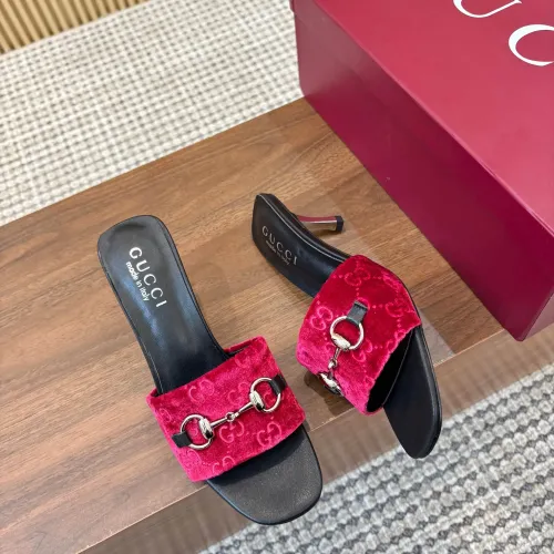 Replica Gucci Slippers For Women #1442430 $92.00 USD for Wholesale