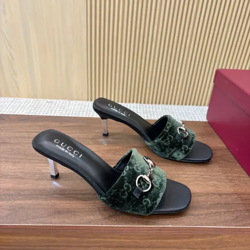 Replica Gucci Slippers For Women #1442432 $92.00 USD for Wholesale