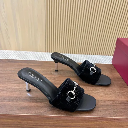Replica Gucci Slippers For Women #1442433 $92.00 USD for Wholesale