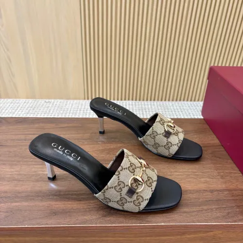 Replica Gucci Slippers For Women #1442434 $92.00 USD for Wholesale