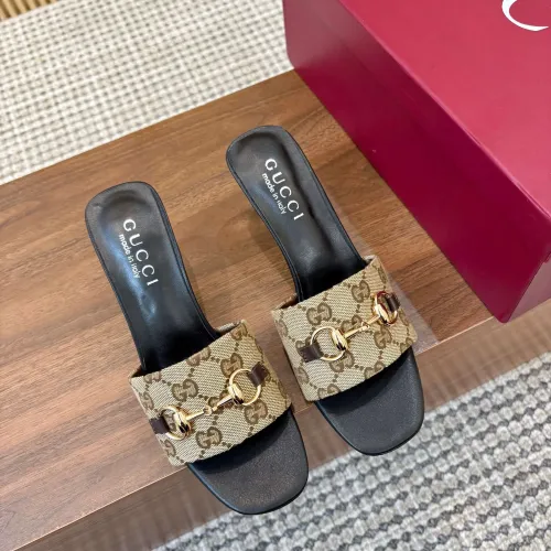 Replica Gucci Slippers For Women #1442434 $92.00 USD for Wholesale