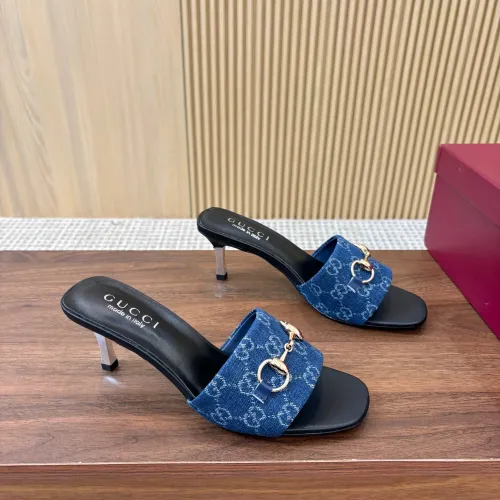 Replica Gucci Slippers For Women #1442435 $92.00 USD for Wholesale