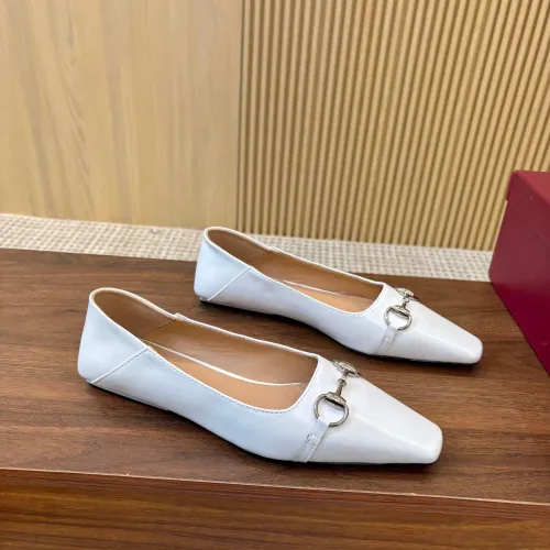 Replica Gucci Flat Shoes For Women #1442436 $98.00 USD for Wholesale