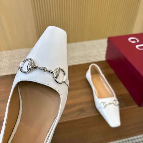 Replica Gucci Flat Shoes For Women #1442436 $98.00 USD for Wholesale