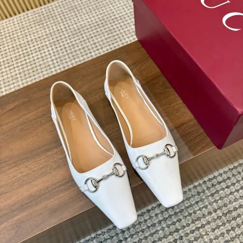 Replica Gucci Flat Shoes For Women #1442436 $98.00 USD for Wholesale