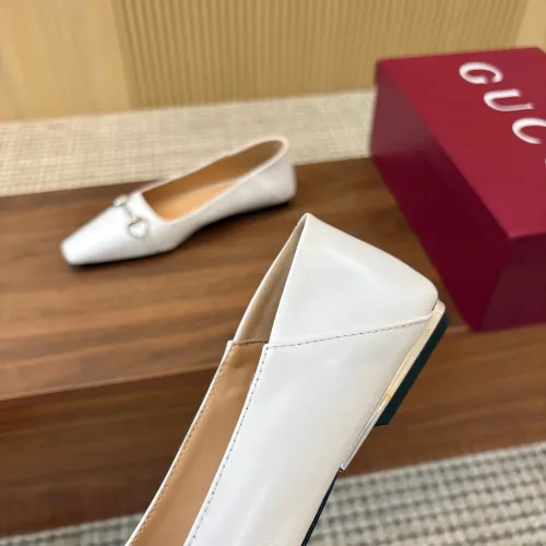 Replica Gucci Flat Shoes For Women #1442436 $98.00 USD for Wholesale