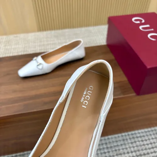 Replica Gucci Flat Shoes For Women #1442436 $98.00 USD for Wholesale
