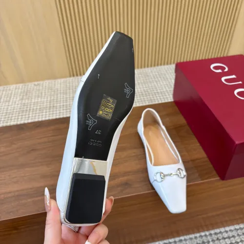Replica Gucci Flat Shoes For Women #1442436 $98.00 USD for Wholesale