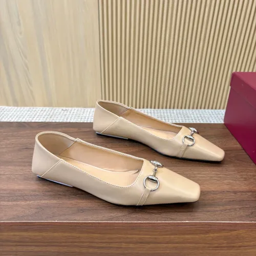 Replica Gucci Flat Shoes For Women #1442437 $98.00 USD for Wholesale