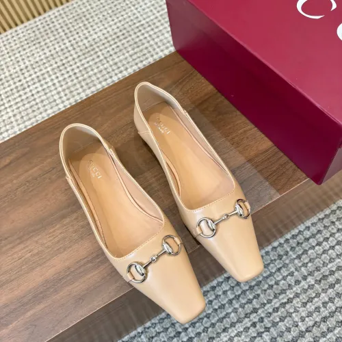 Replica Gucci Flat Shoes For Women #1442437 $98.00 USD for Wholesale