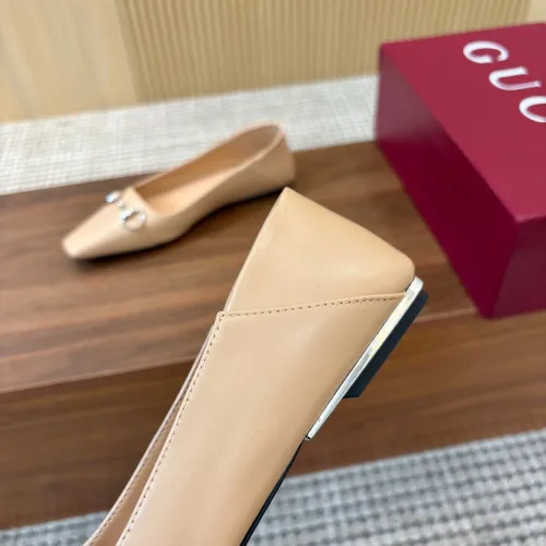 Replica Gucci Flat Shoes For Women #1442437 $98.00 USD for Wholesale