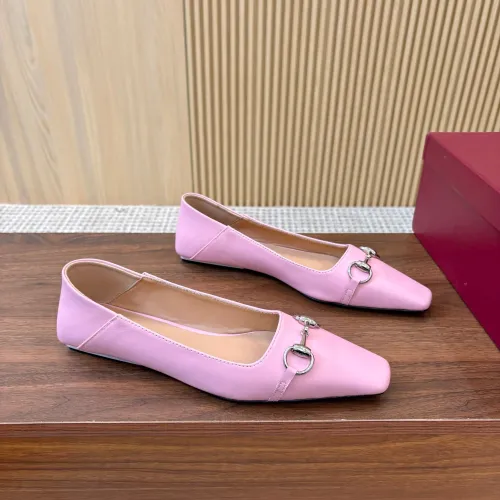 Replica Gucci Flat Shoes For Women #1442438 $98.00 USD for Wholesale