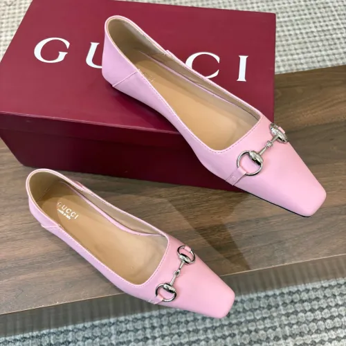 Replica Gucci Flat Shoes For Women #1442438 $98.00 USD for Wholesale