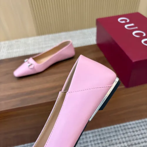 Replica Gucci Flat Shoes For Women #1442438 $98.00 USD for Wholesale