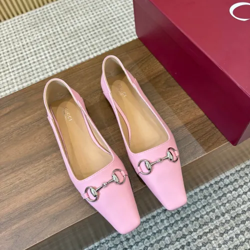 Replica Gucci Flat Shoes For Women #1442438 $98.00 USD for Wholesale