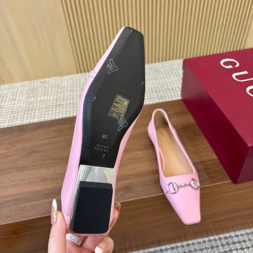 Replica Gucci Flat Shoes For Women #1442438 $98.00 USD for Wholesale